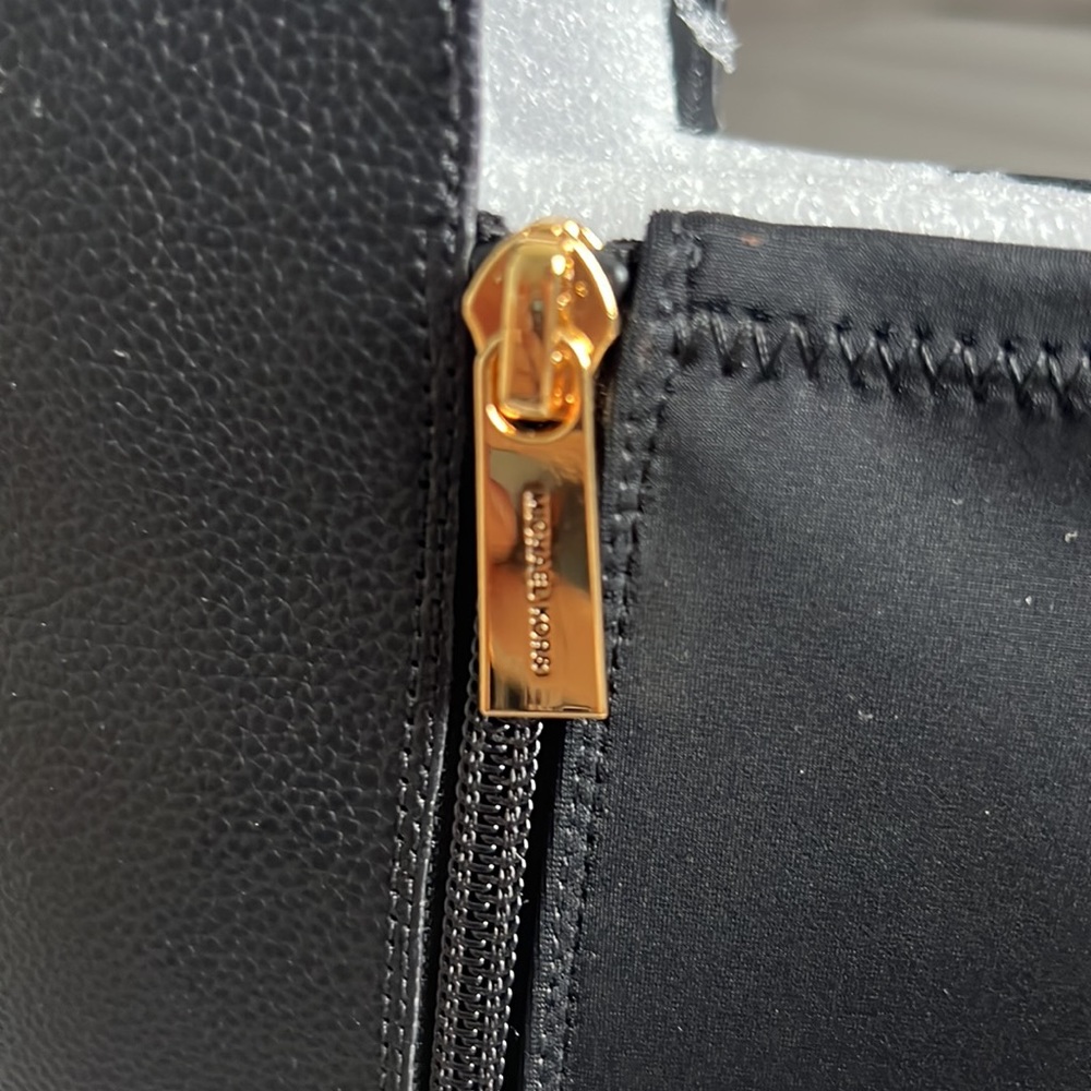 NEW Michael Kors Alicia Black Leather Over the Knee Boot - Women’s 6 - Picture 11 of 12